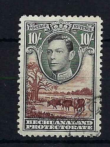 Image of Bechuanaland - Bechuanaland Protectorate SG 128 FU British Commonwealth Stamp